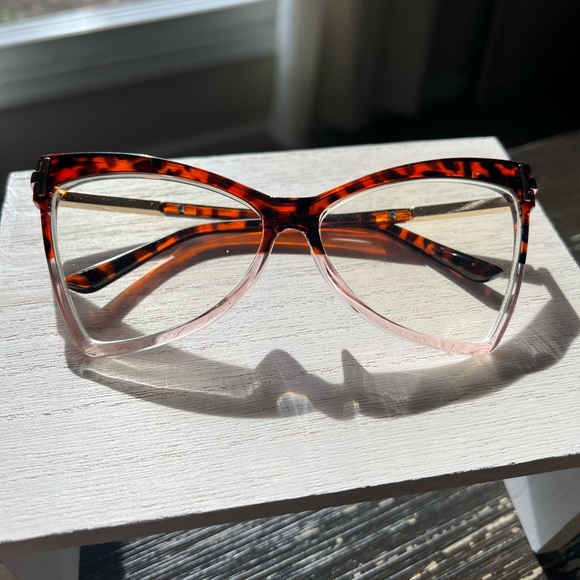 Accessories Nwt Packaging Cat Eye Print Fashion Glasses Poshmark